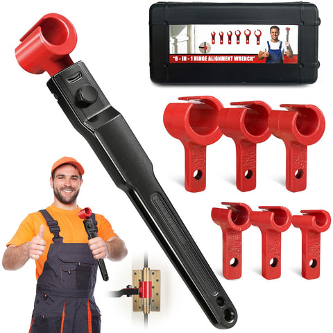 Vdsfand door hinge adjustment tool set showing precise gap control for smooth operation