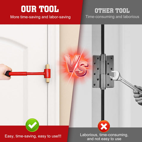 Vdsfand hinge gap wrench 0.98in for heavy-duty or tall doors