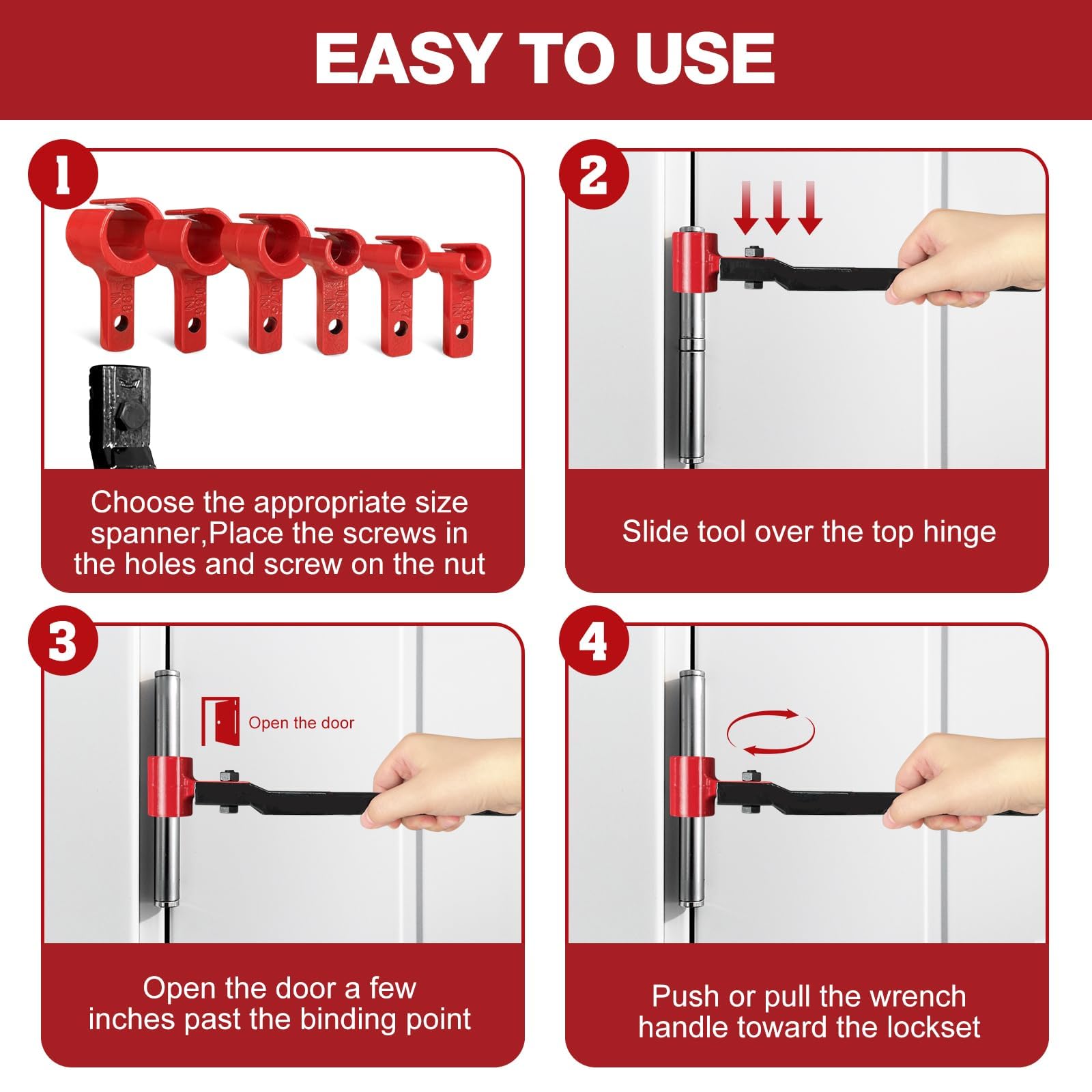 Vdsfand replaceable hinge wrench heads ready for extended use
