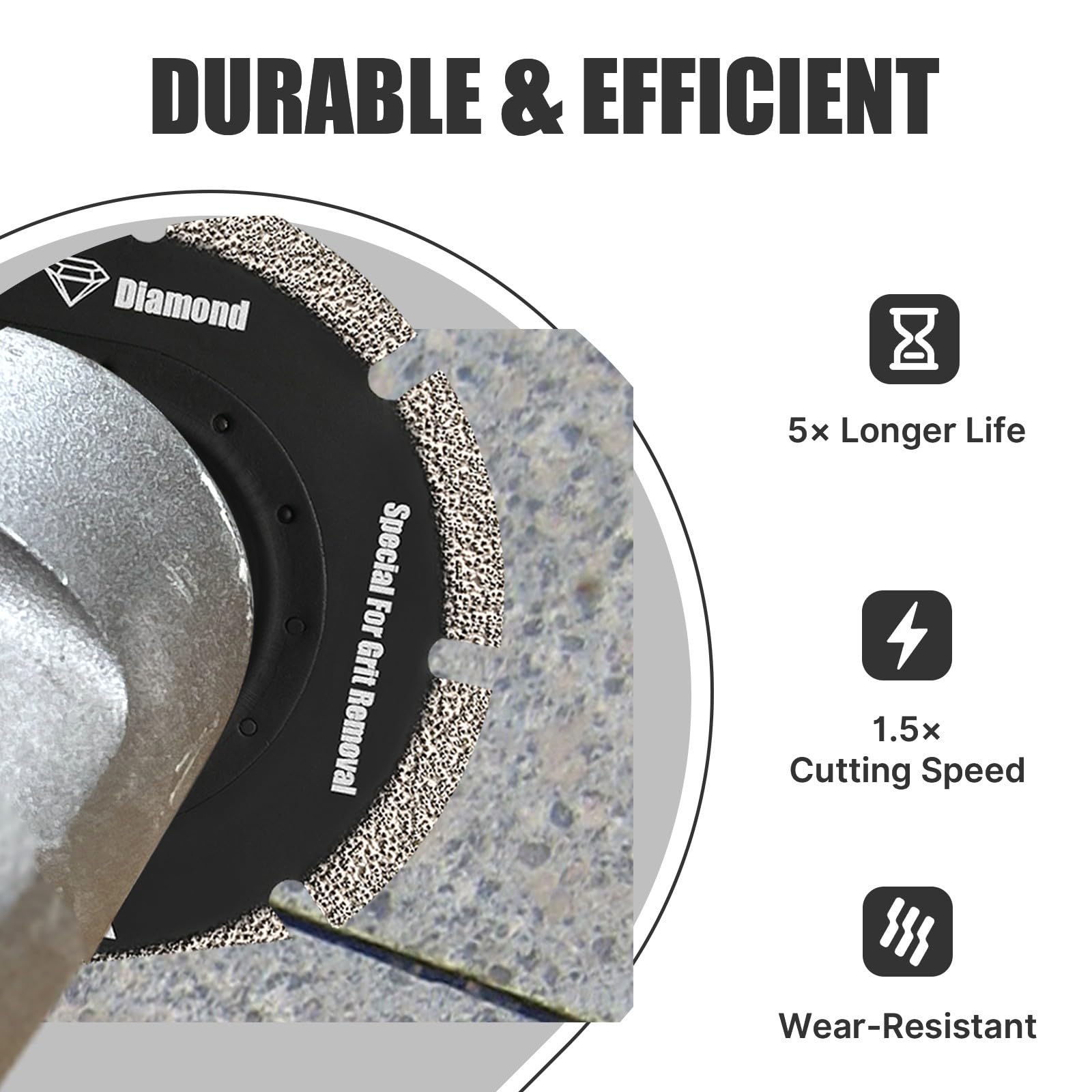 Vearter universal system blades compatible with many oscillating tools.