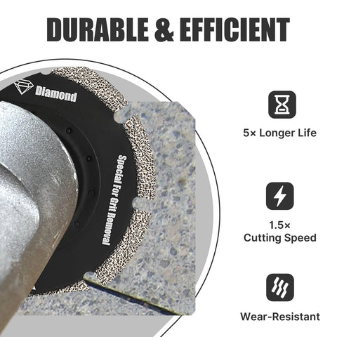 Vearter universal system blades compatible with many oscillating tools.