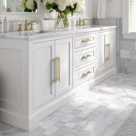VEHCIL 5-inch center cabinet handle suited for kitchens, drawers, and dressers