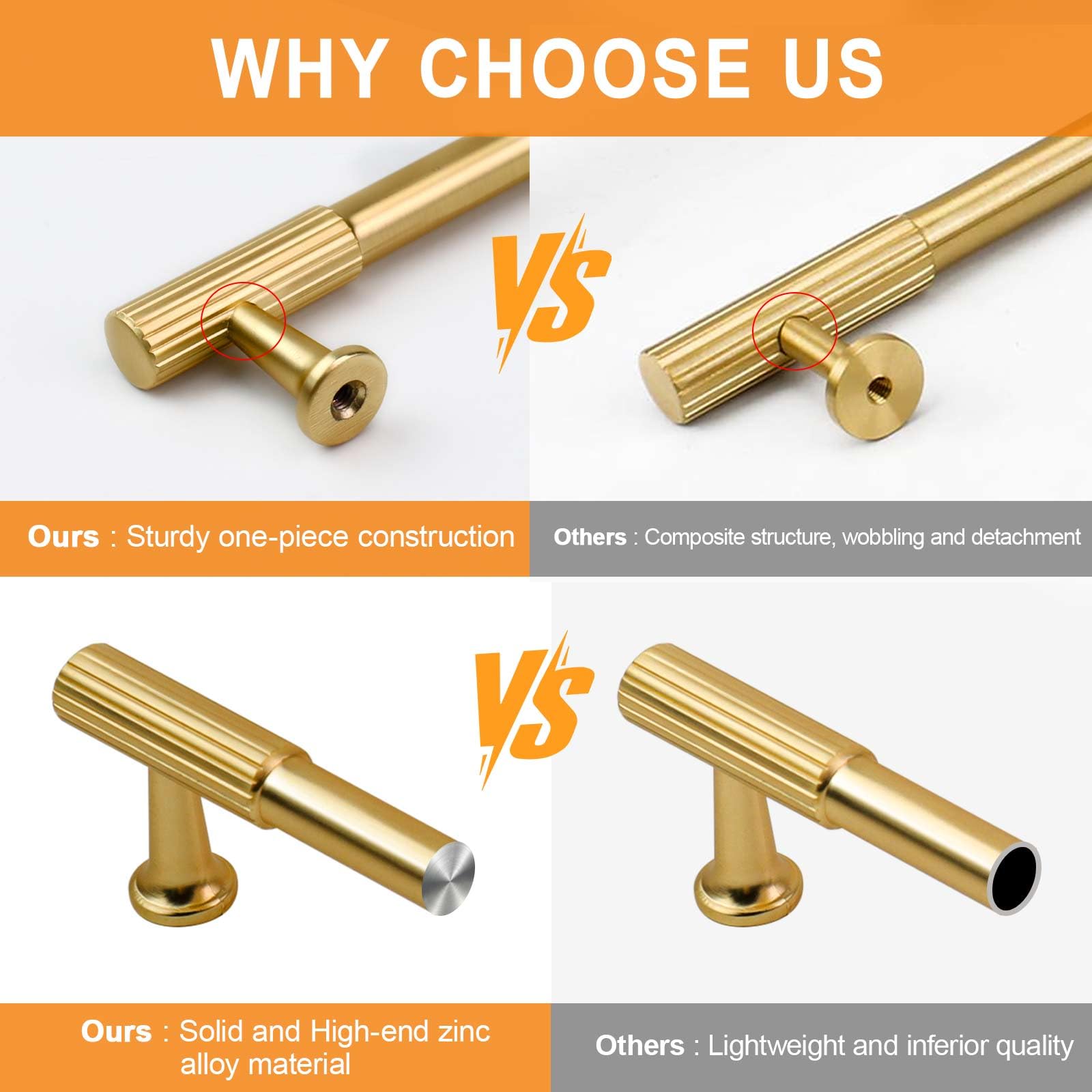 One-piece VEHCIL cabinet pull delivers secure, steady use