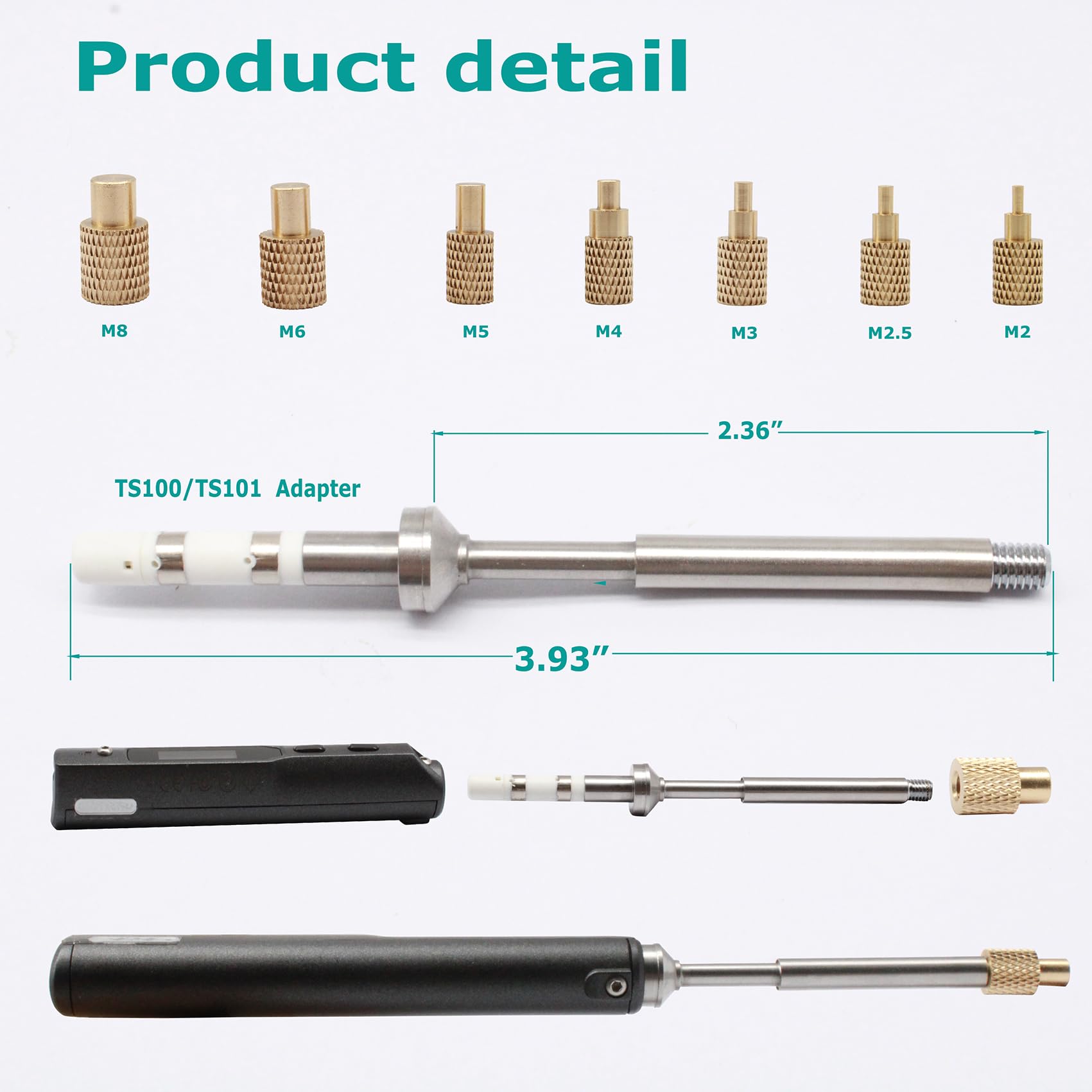 VECO-T M4 head for solid, reliable thread engagement.