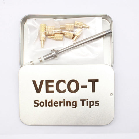 VECO-T M5 head enhances durable brass knurled inserts.