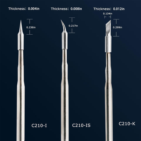 VECO-T C210 quick heat-up tip delivers faster soldering results.