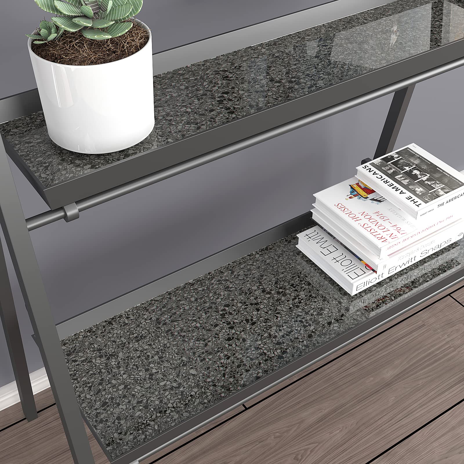 VEELIKE marble-look vinyl delivers upscale aesthetics with easy maintenance.
