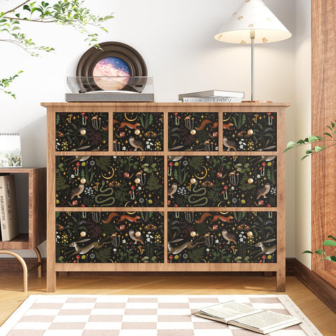 VEELIKE Removable floral wallpaper respects renters while updating decor.