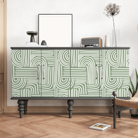 VEELIKE Peel-and-stick wallpaper shown for living room backdrop