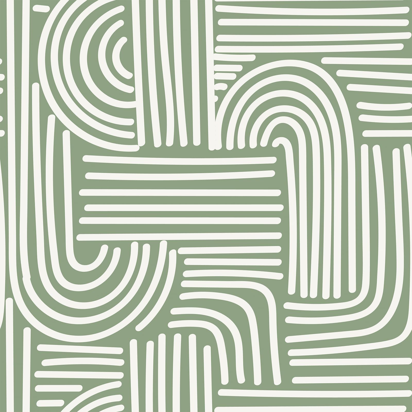 VEELIKE Sage Green Geometric wallpaper roll adds calm, stylish texture to walls