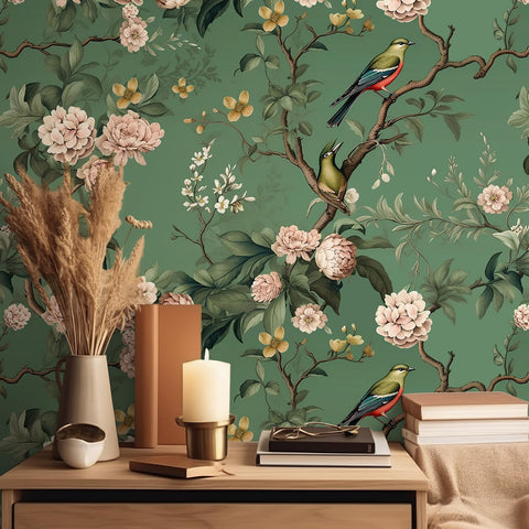 VEELIKE water-resistant wallpaper ideal for bathrooms and kitchens