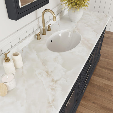 VEELIKE self-adhesive countertop paper repositionable without residue.
