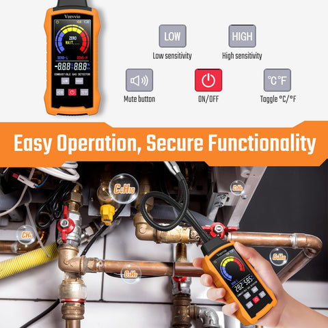 Veevvio auto-off feature saves power after inactivity.