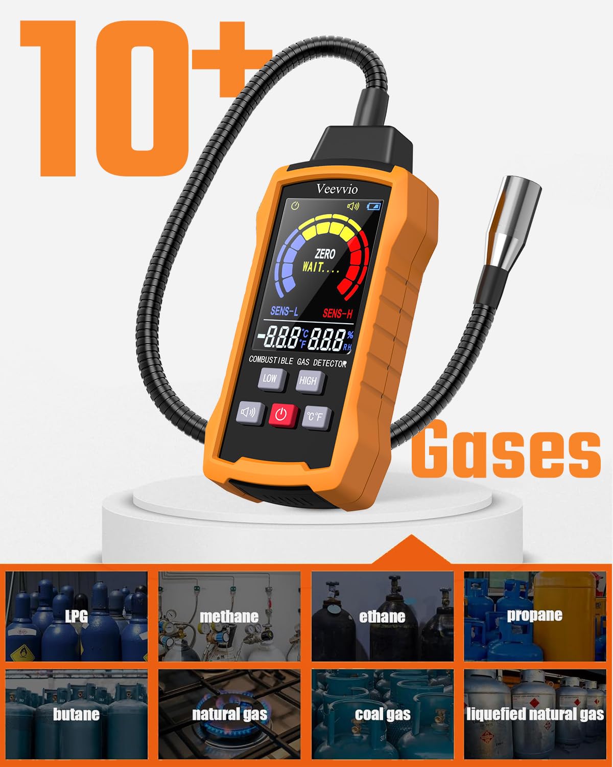 Veevvio packaging includes case screwdriver and six AAA batteries