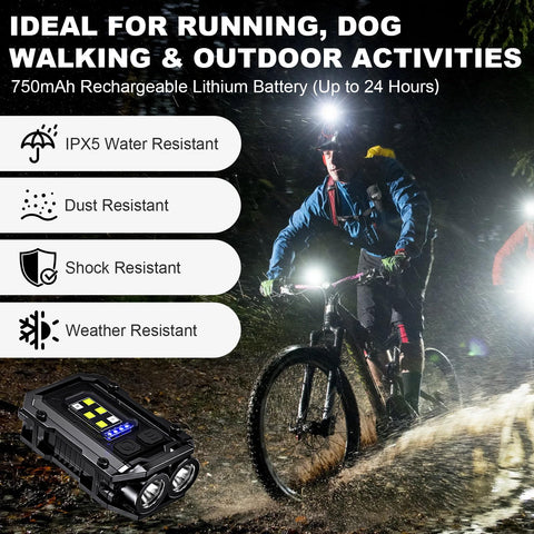 Vefhby IP65 waterproof design withstands rain and splashes