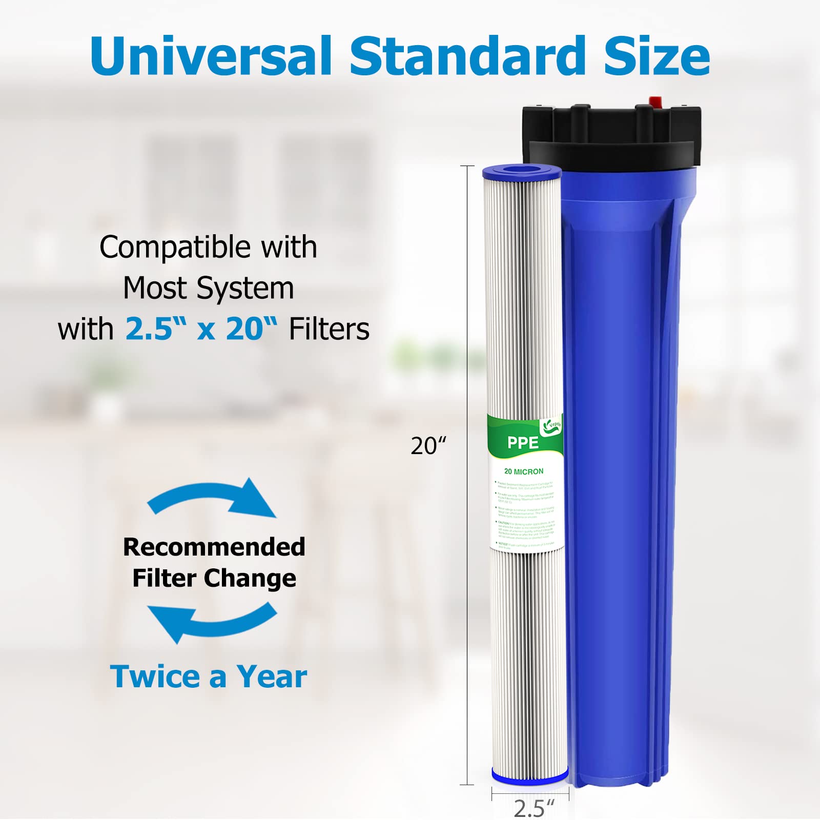 Vegebe sediment filter capturing dirt and rust from water.