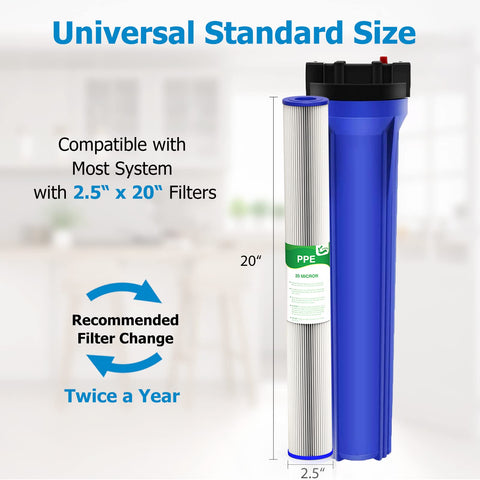 Vegebe sediment filter capturing dirt and rust from water.