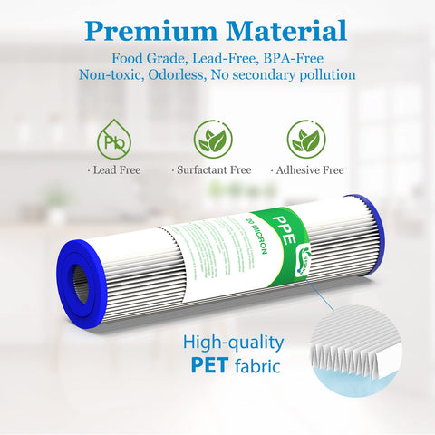 Vegebe pleated design increases dirt holding capacity for longer filter life.