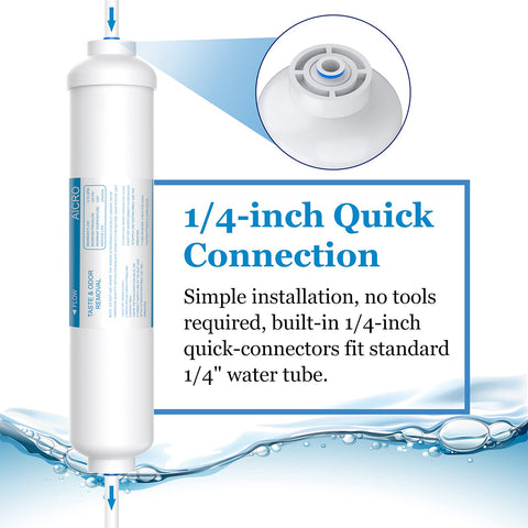 Vegebe post-carbon filter enhances ice machine flavor and reduces chlorine taste