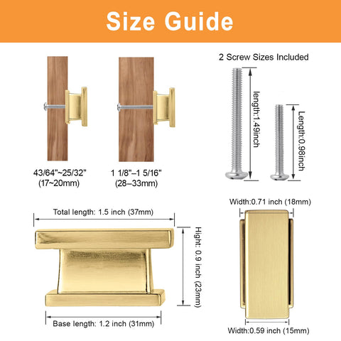 VEHCIL 38mm screws designed for a dependable door thickness range.