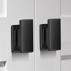 VEHCIL square matte black cabinet knob with sleek finish for modern kitchen cabinets