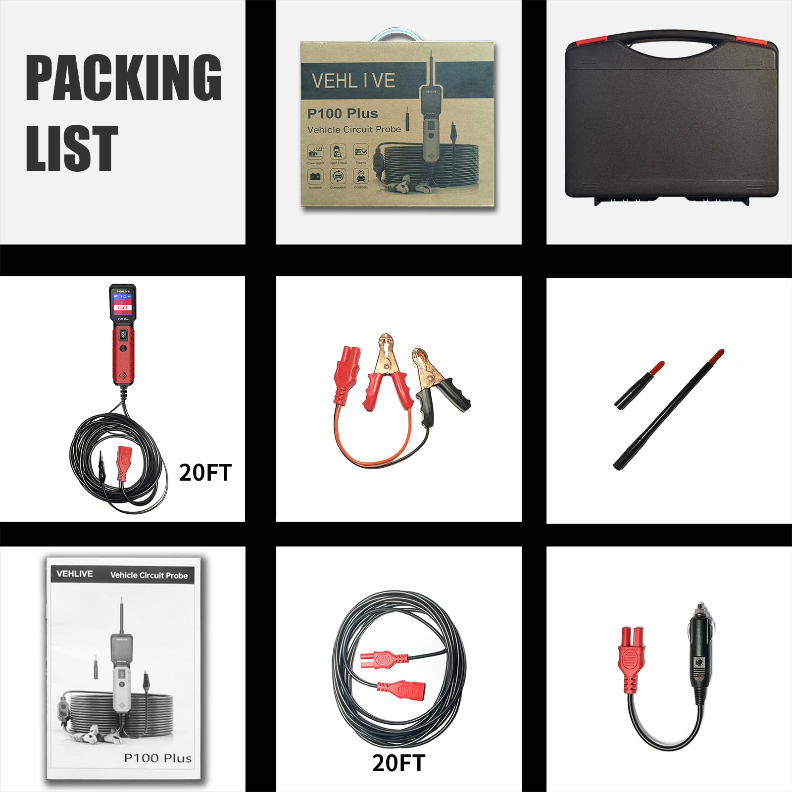 VEHLIVE P100 Plus compact tool fits in a toolbox or bag