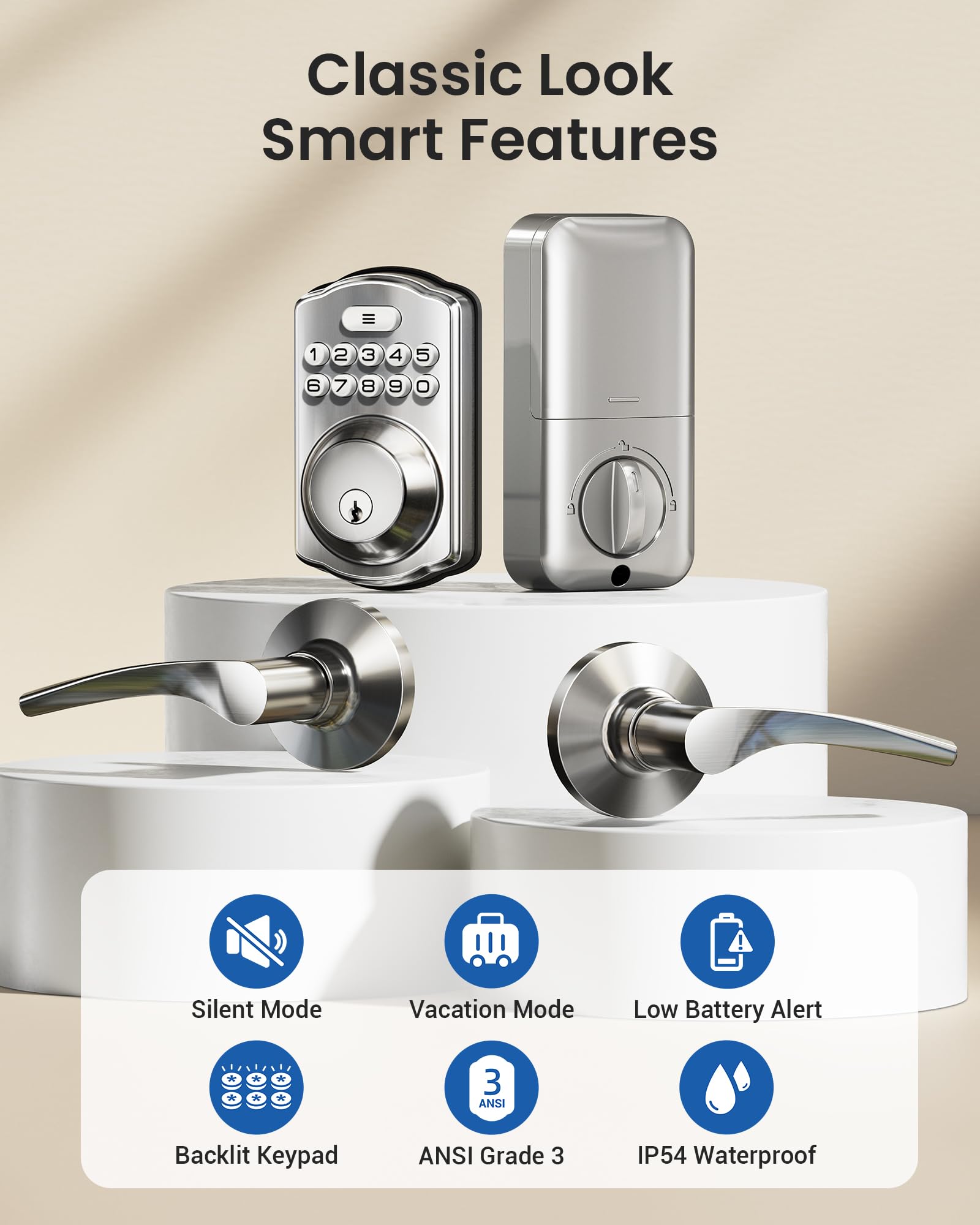 Veise anti-peeping dummy digits feature boosts privacy at entry.