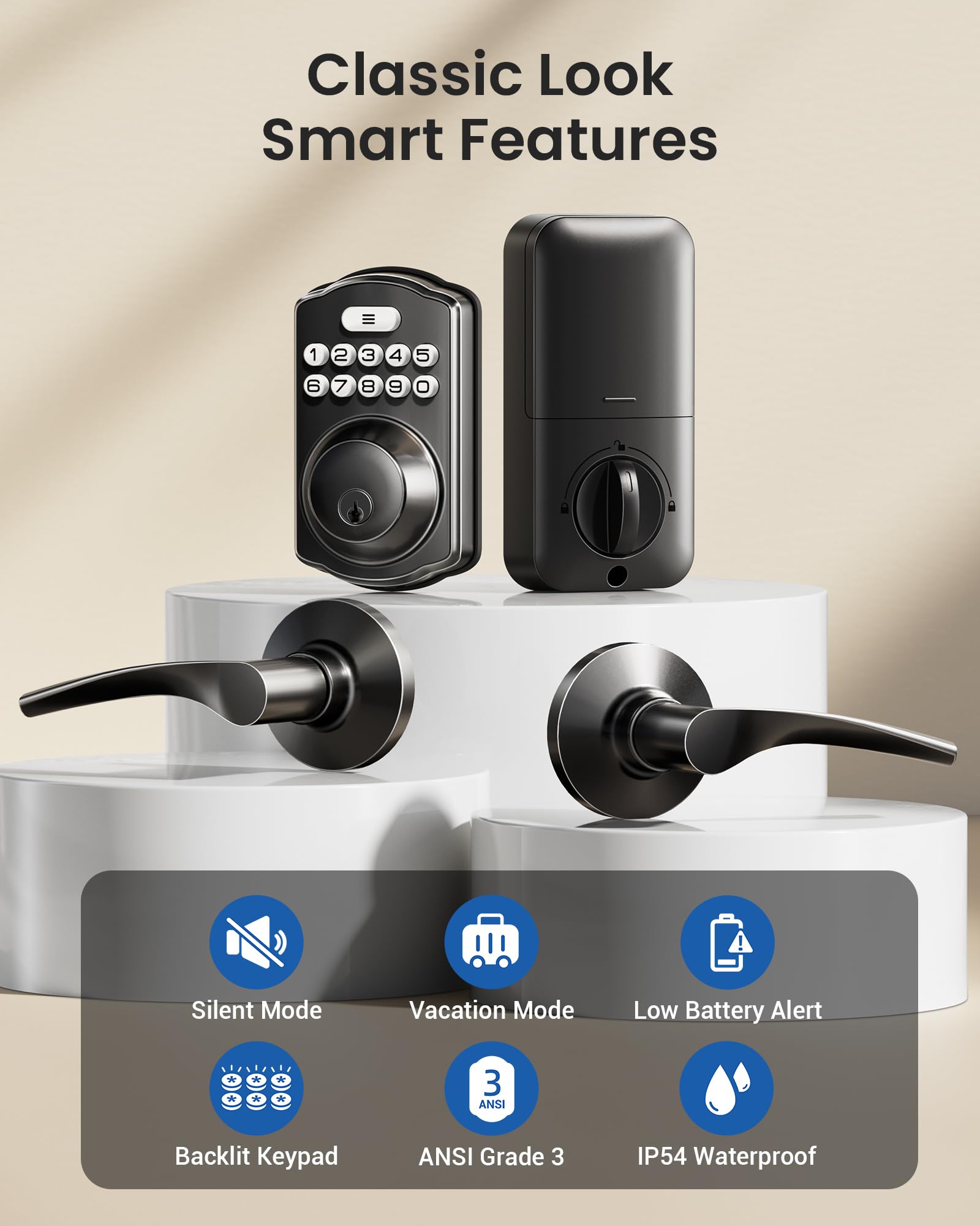 Veise anti peeping dummy password protects visible input during entry.