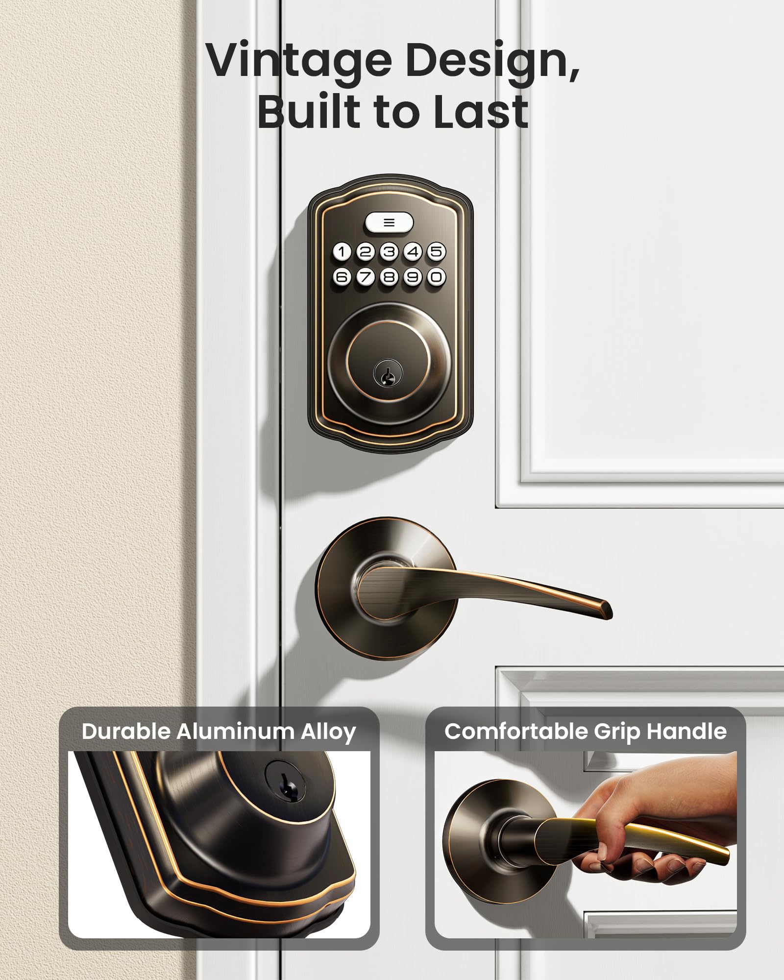 Veise dual lever handles close-up showcasing ergonomic grip.