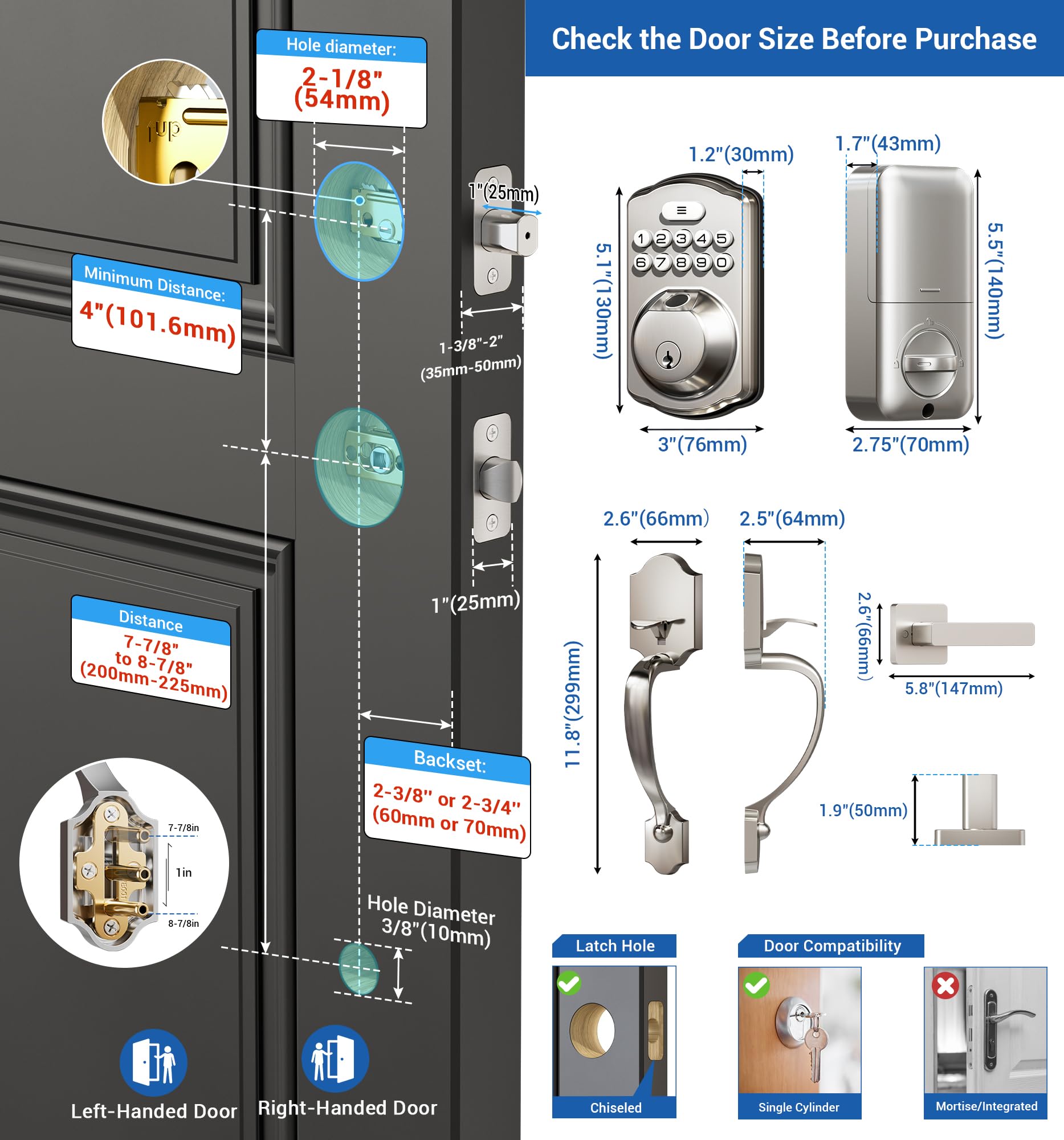 Veise easy-install kit with tool-free setup and quick guide