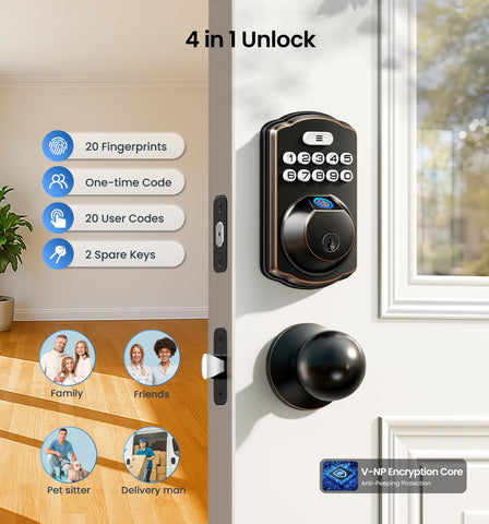 Inside handle view of Veise lock showing ergonomic grip and smooth operation