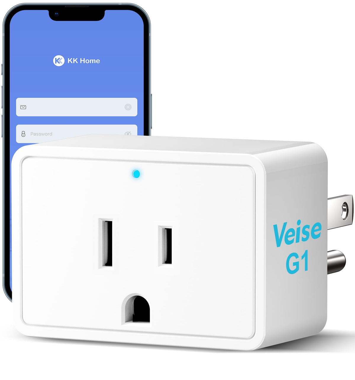 Veise G1 gateway setup with KK Home App showing seamless compatibility.