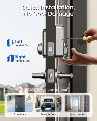 Veise IP54-rated weather resistance suitable for exterior doors.