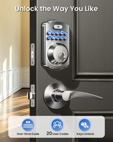 Veise lock with dual lever handles for comfortable, ergonomic use.