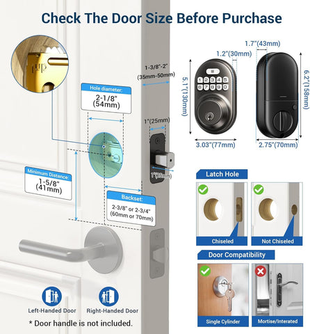 Veise Keyless Entry US support and warranty emphasizes local service