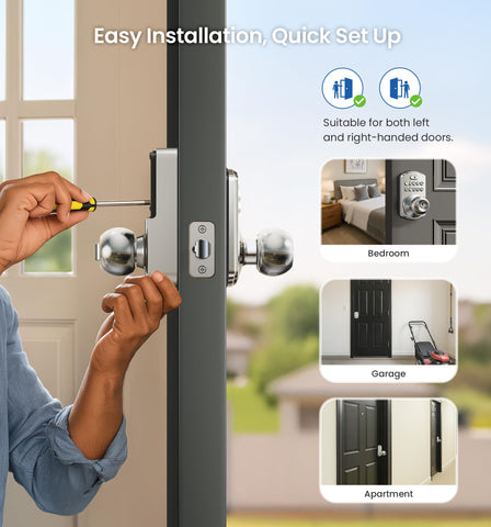 Veise anti-peep keypad ensures secure code entry without looking.