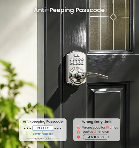 Veise lock uses heavy-duty zinc alloy with ANSI Grade 3 protection.