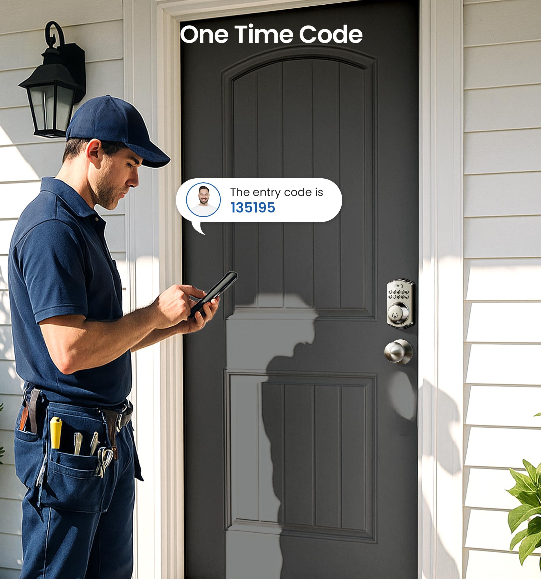 Veise low battery alerts help you prep replacements before lockout.