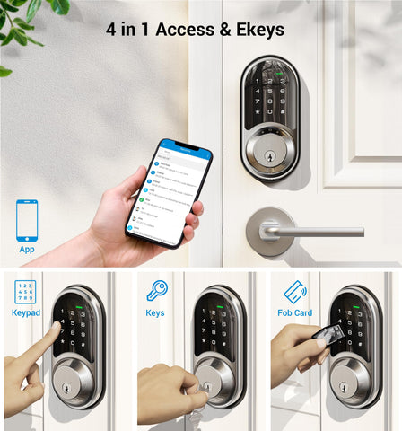 Veise RZ06 touchscreen keypad close-up for fast, convenient keyless access