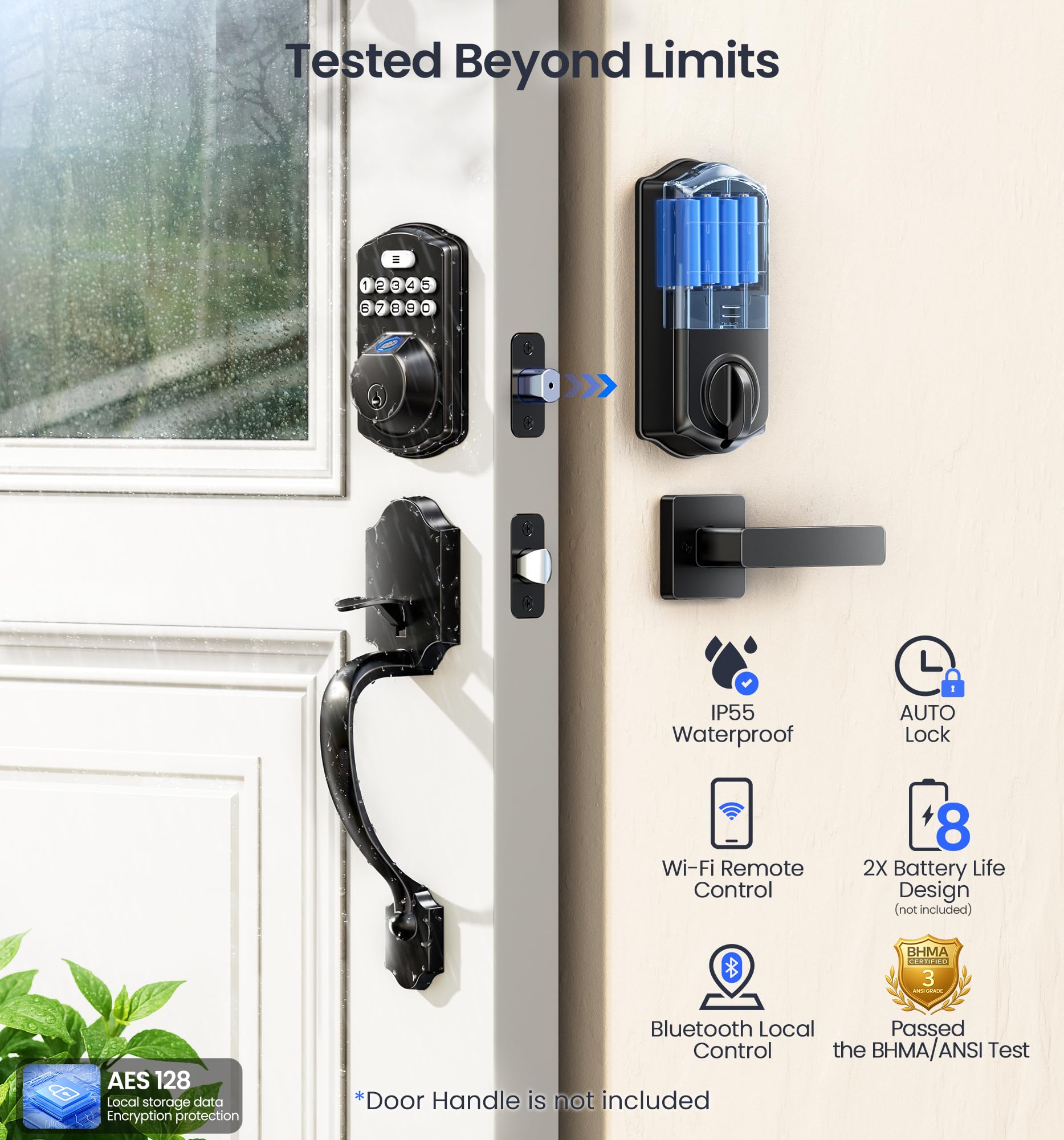 Veise VE012W compatible with Alexa and Google Assistant for voice control