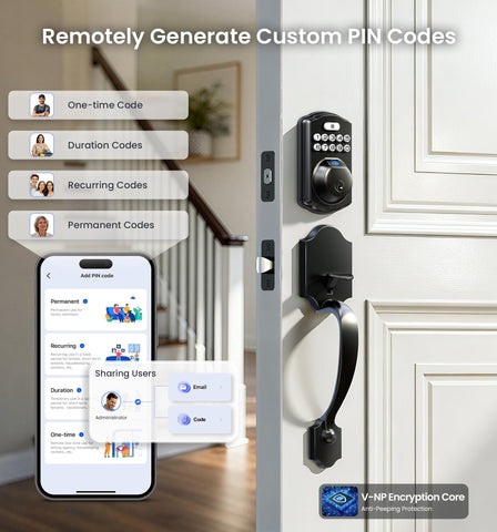 Veise VE012W anti peeping password mode enhances privacy