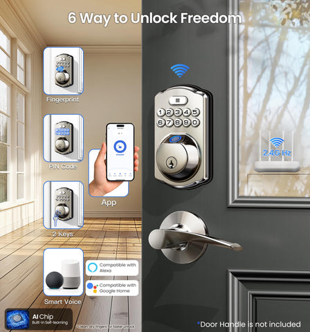 Veise VE012W AI fingerprint recognition demonstrates fast, reliable access