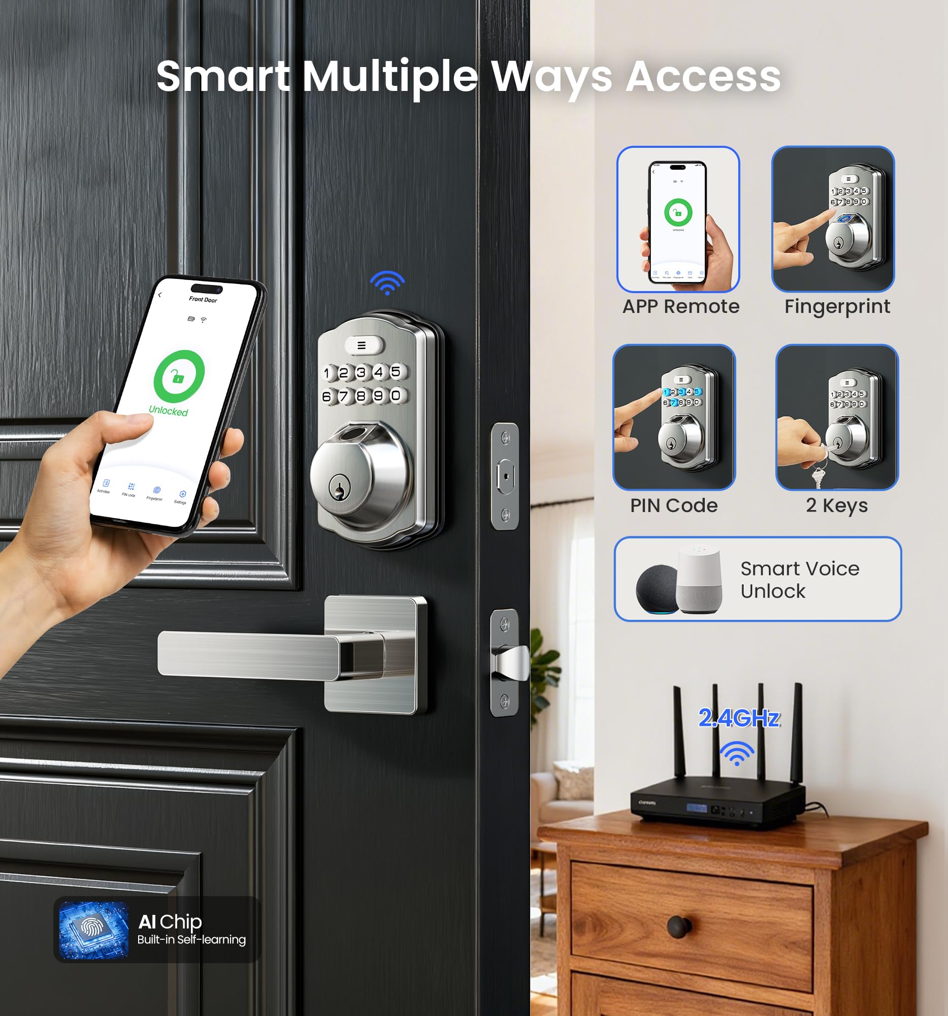 Veise VE012W-L app control interface showing remote lock status