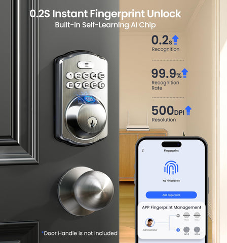 Veise VE012W real-time alerts notify you when doors lock or unlock