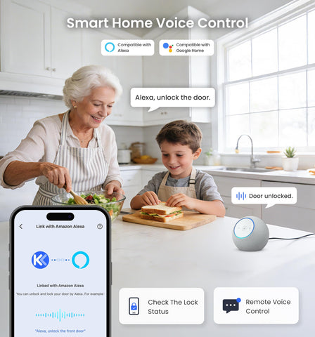 Veise VE012W voice control with Alexa and Google Assistant