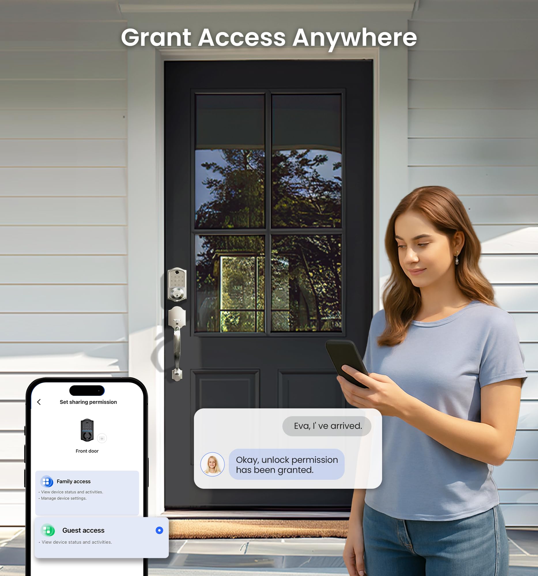 Veise VE017 anti-peeping code feature protects PIN entry