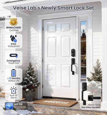 Veise VE017-D IP55 weatherproof design withstands rain and dust.