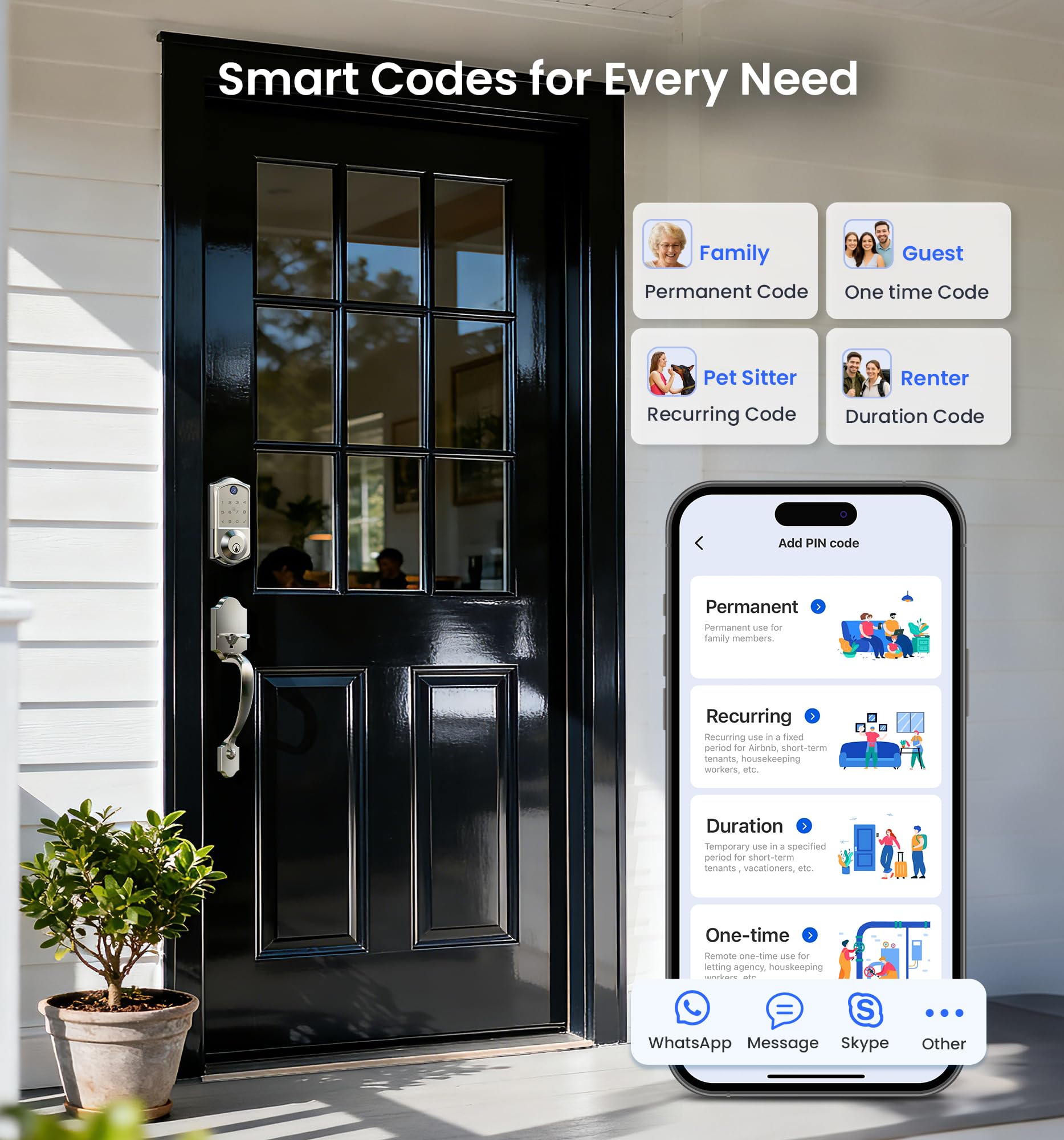 Veise VE017-H app control interface for remote access management