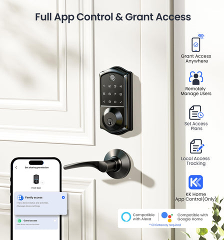 Veise VE017 touchscreen keypad close-up for secure code access