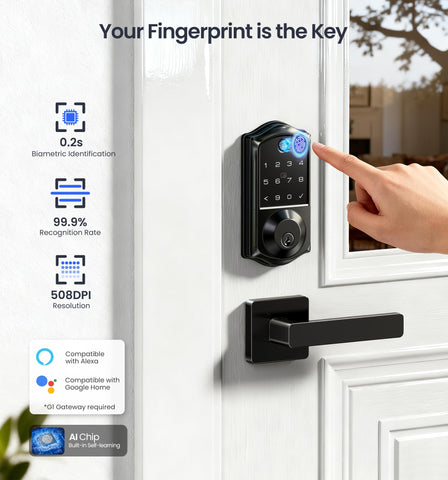 Veise VE017-B IP55 weatherproof performance for indoor and outdoor doors.